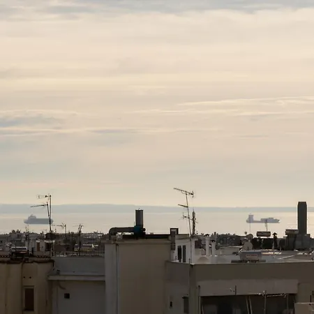 St Dimitriou Panoramic Sea & Center View Penthouse Lejlighed