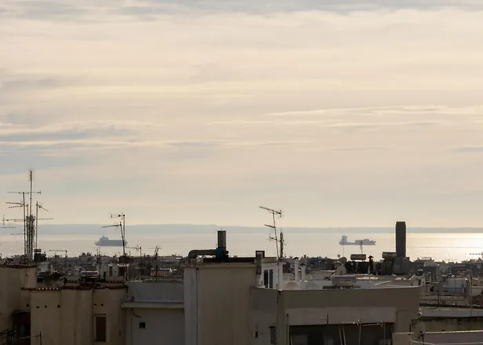 St Dimitriou Panoramic Sea & Center View Penthouse Apartman